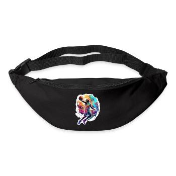 Basketballspieler - Gürteltasche - Schwarz - Vorne
