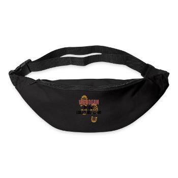 Wandern ist eine Lebenseinstellung! - Gürteltasche - Schwarz - Vorne