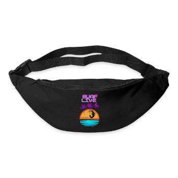 Surf Live - Gürteltasche - Schwarz - Vorne