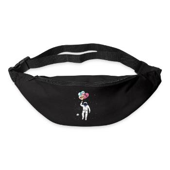 Astronaut, Ich liebe dich, Herz Ballons - Gürteltasche - Schwarz - Vorne