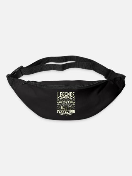 Né en 1973 Cadeau d’anniversaire Legends - Sac banane - noir