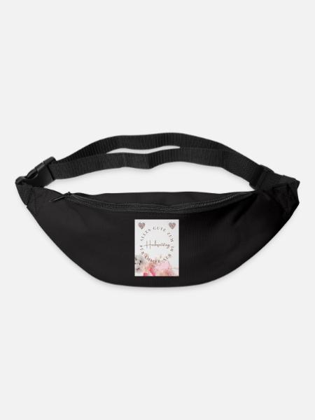 Hochzeitstag - Gürteltasche - Schwarz