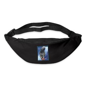 The grey parrot - Bum bag - black - Front