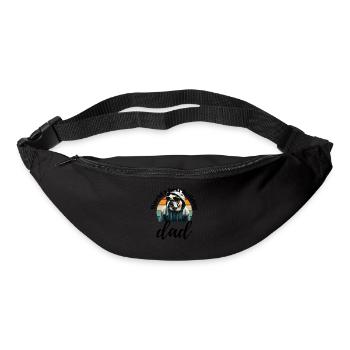 WORLD́S BEST BULLDOG DAD - Chien Chiens Bulldog - Sac banane - noir - Devant