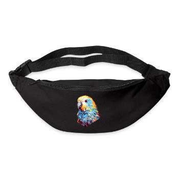 Budgie Polygon Bird Budgies - Bum bag - black - Front