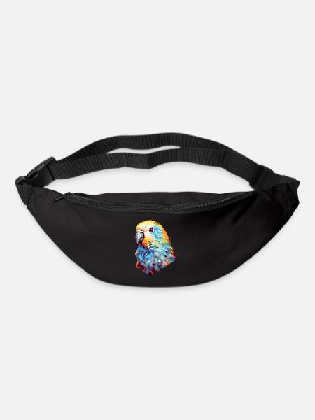 Perruche Polygone Bird Perruches - Sac banane - noir