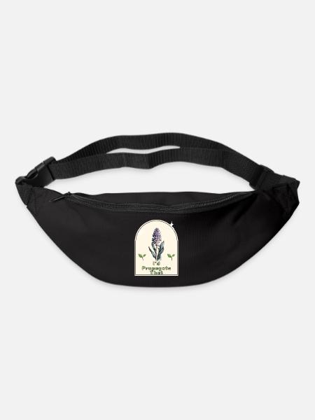 « Je propagerais ça » - Gardener’s Humor Indoor - Sac banane - noir