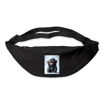 Monkey from the Hood - Bum bag - black - Front