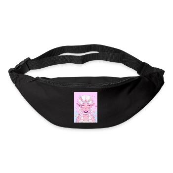 Cadeau de fille d’anime - Sac banane - noir - Devant