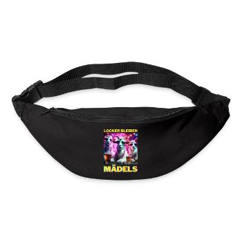 Locker Bleiben - Gürteltasche - Schwarz - Vorne