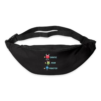 Choisissez votre monstre - Sac banane - noir - Devant