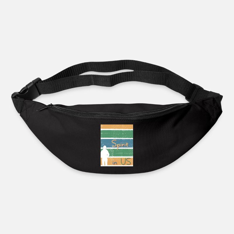 Der Geist in uns. Geist in uns. - Gürteltasche - Schwarz