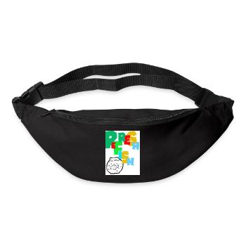 Rafraîchir le poisson. Rafraîchir le poisson. - Sac banane - noir - Devant