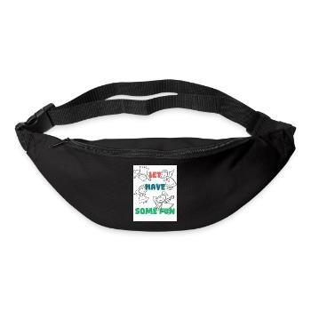 Lasst uns Spaß haben. - Gürteltasche - Schwarz - Vorne