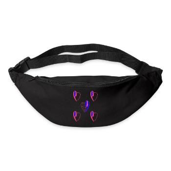 Séduction d'un homme amoureux. - Sac banane - noir - Devant