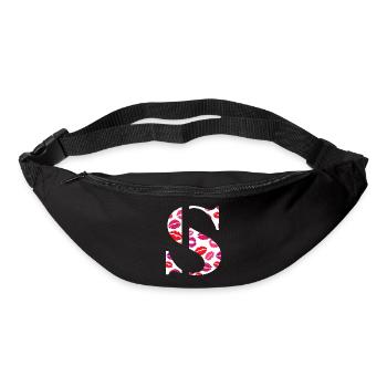 Briefe s Küsse - Gürteltasche - Schwarz - Vorne