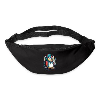 Cool Penguin Graffiti - Bum bag - black - Front