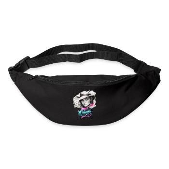 Cowboy , Pferdemädchen mit Cowboyhut - Gürteltasche - Schwarz - Vorne