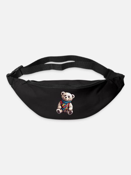 Teddy Bear / Cuddly Toy / Stuffed Animal / Gift Idea - Bum bag - black