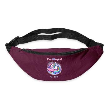 Too Magical to Care - Bum bag - burgundy - Front