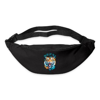 Tigre Du Népal - Sac banane - noir - Devant