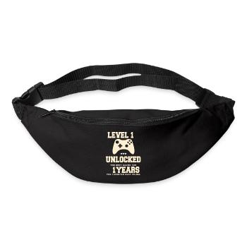 Level 1 Vintage Retro Vintage Jubiläum - Gürteltasche - Schwarz - Vorne