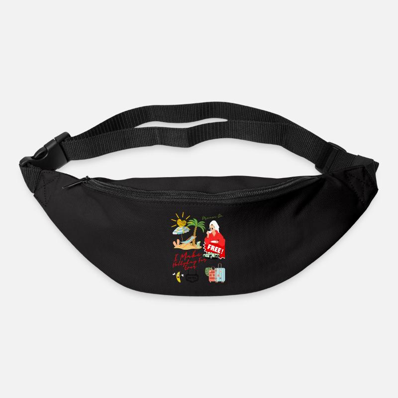 Hollyday For Ever - Sac banane - noir