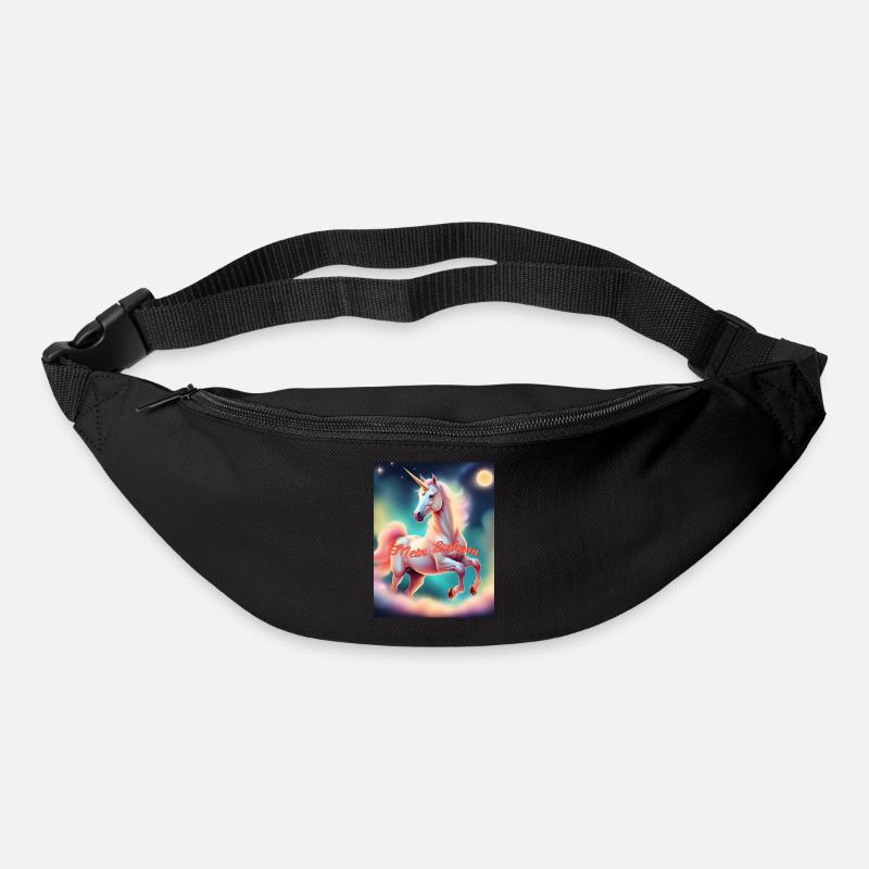 Mein Einhorn - Gürteltasche - Schwarz