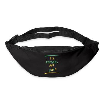 French fries mayo - Bum bag - black - Front