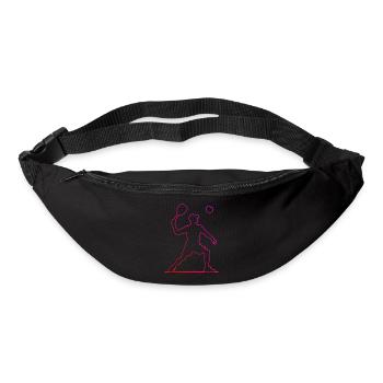 Women's Pickleball Play Racquetball Pickleball - Bum bag - black - Front
