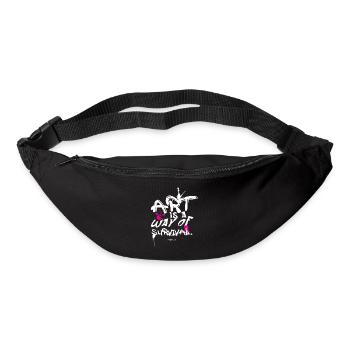 Art survival - Bum bag - black - Front