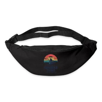 Minibike fan with heart - Bum bag - black - Front