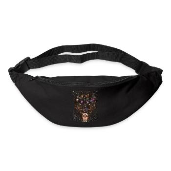 t-shirt sorcière - Sac banane - noir - Devant