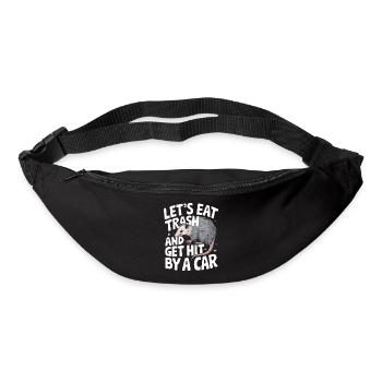 Opossum Possum Animal - Bum bag - black - Front