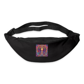 Vierge Spiritualité Cadeau - Sac banane - noir - Devant