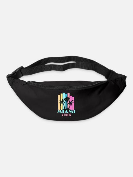 Miami Vibes - Gürteltasche - Schwarz