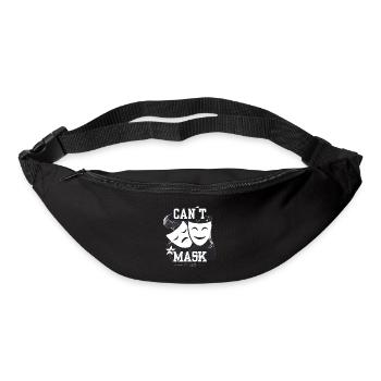 Can’t Mask Today – Social Energy Not Found - Gürteltasche - Schwarz - Vorne