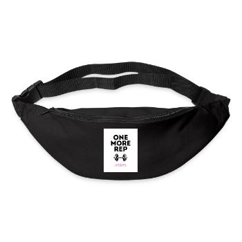 Gym Motivation Une conception de représentation de plus - Sac banane - noir - Devant