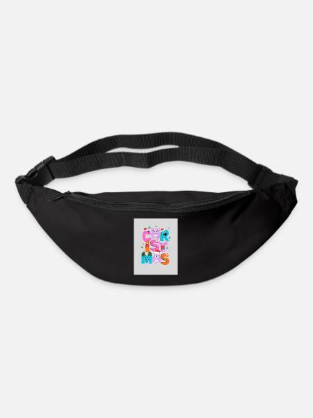 Funny Christmas Monsters - Bum bag - black
