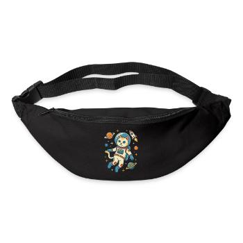 Astronautenkatze im All - Gürteltasche - Schwarz - Vorne