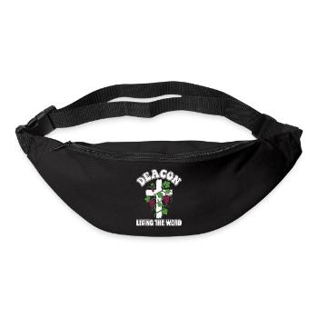 Kirchlicher Ordensdiakonkreuz Christian - Gürteltasche - Schwarz - Vorne