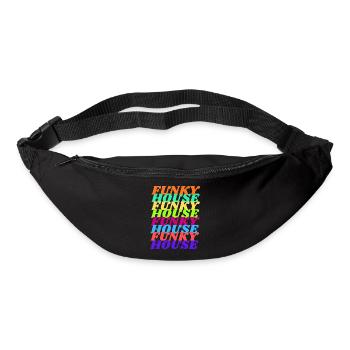 Funky House Vibes - Bum bag - black - Front