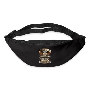 Oldtimer 1966 Jahrgang Vintage Geburtstag Geschenk - Gürteltasche - Schwarz - Vorne