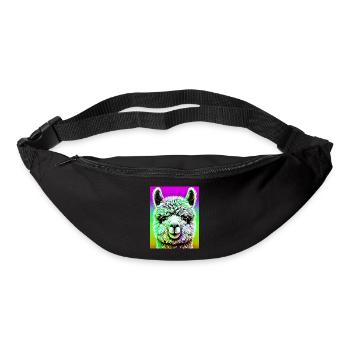 Alpaka - Gürteltasche - Schwarz - Vorne