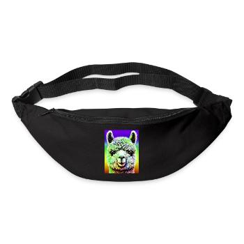 Alpaka - Gürteltasche - Schwarz - Vorne