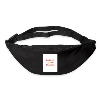 La petite poule de papa - Sac banane - noir - Devant