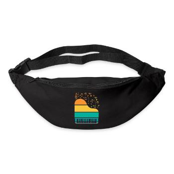 Piano Piano Musician Gift Gift Idea - Bum bag - black - Front