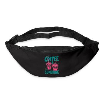 Sunshine Iced Coffee Vibes - Bum bag - black - Front