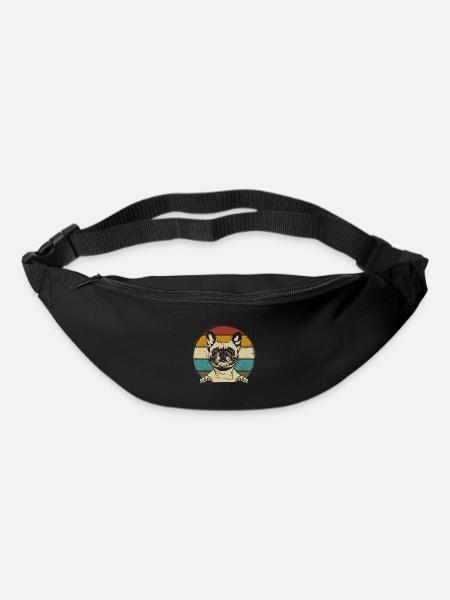 French Bulldog French Bulldog retro - Bum bag - black