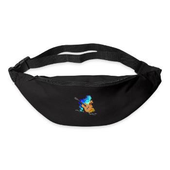 gitarre - Gürteltasche - Schwarz - Vorne
